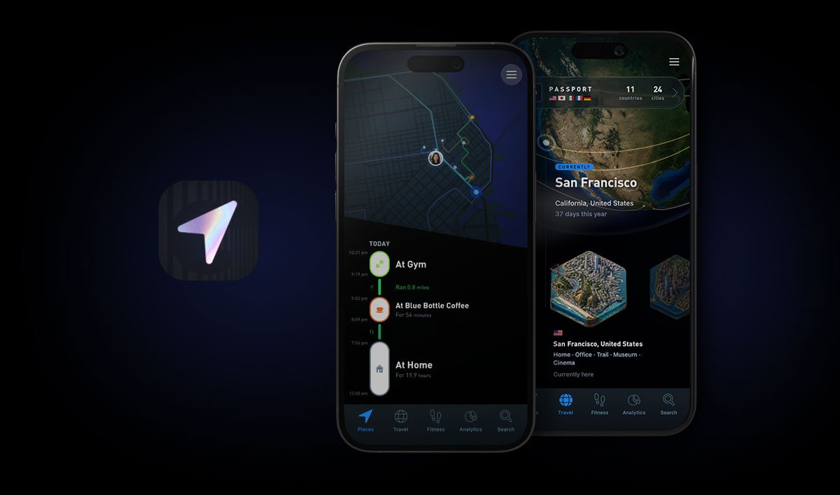 The new Places app: a day on the timeline, and the travel passport