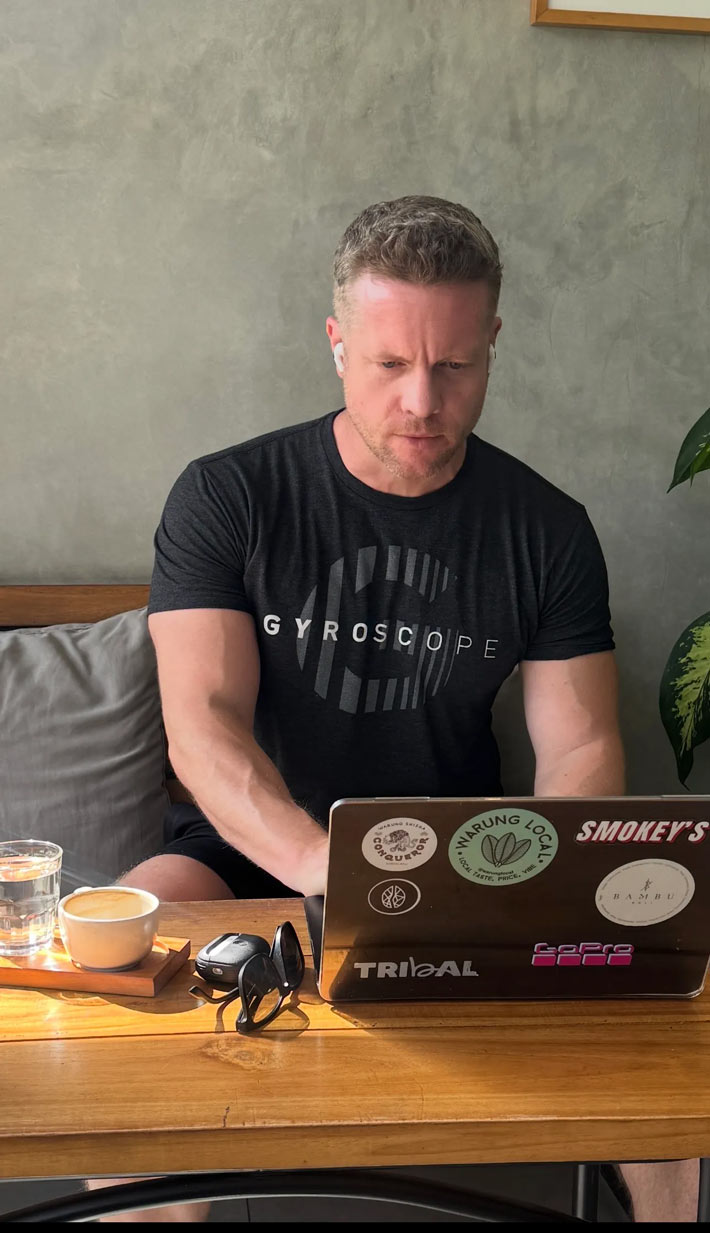 Ollie working on a coaching plan